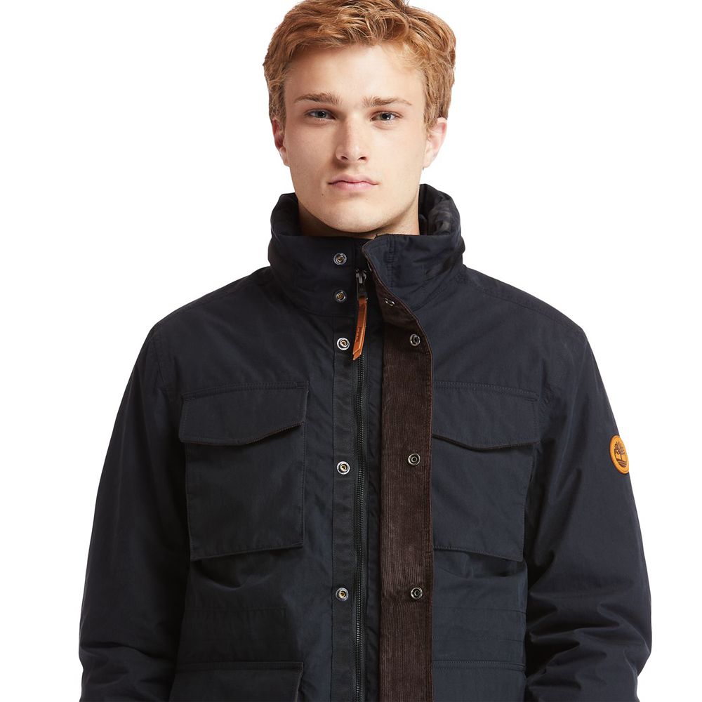 Timberland Mens Jackets Snowdon Peak 3-in-1 M65 Waterproof - Black - India VE0735146